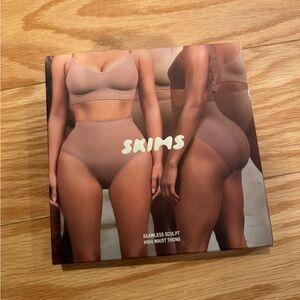 SKIMS High Waist Thong in Brown